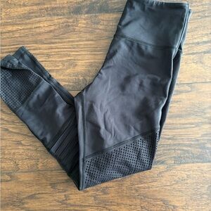 Women's Black Mesh Leggings